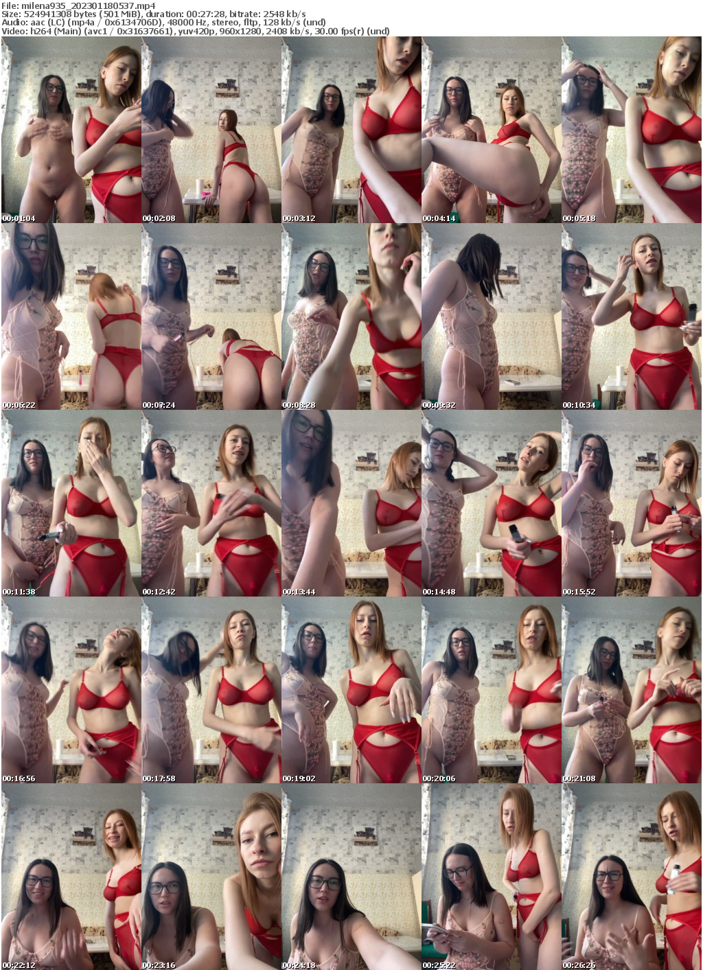 Preview thumb from milena935 on 2023-01-18 @ bongacams