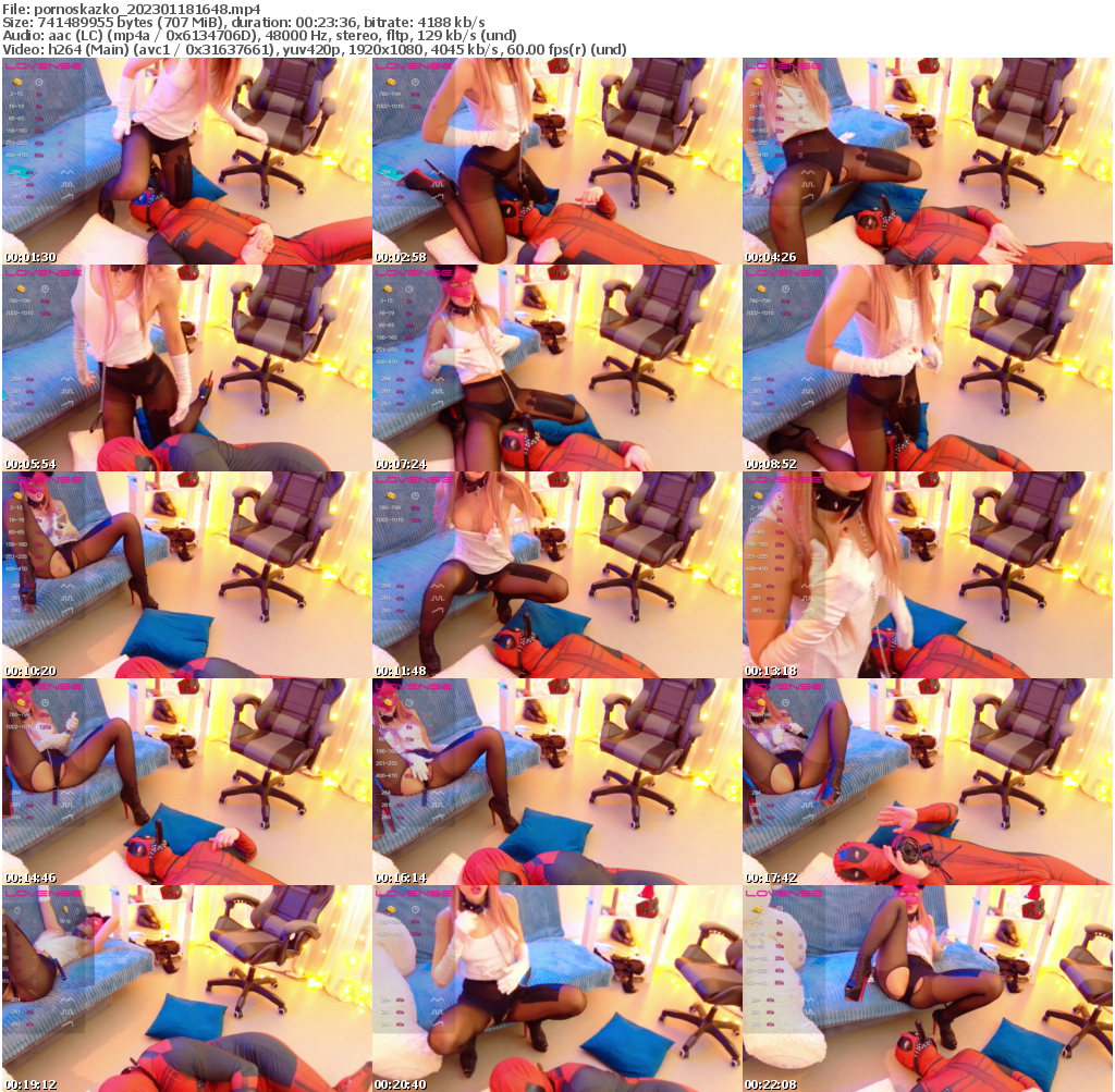 Preview thumb from pornoskazko on 2023-01-18 @ bongacams