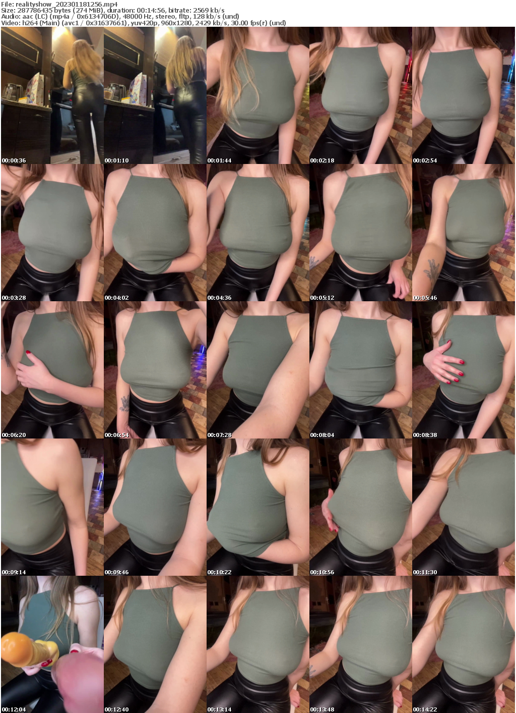 Preview thumb from realityshow on 2023-01-18 @ bongacams