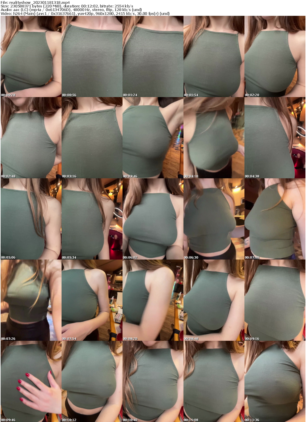 Preview thumb from realityshow on 2023-01-18 @ bongacams