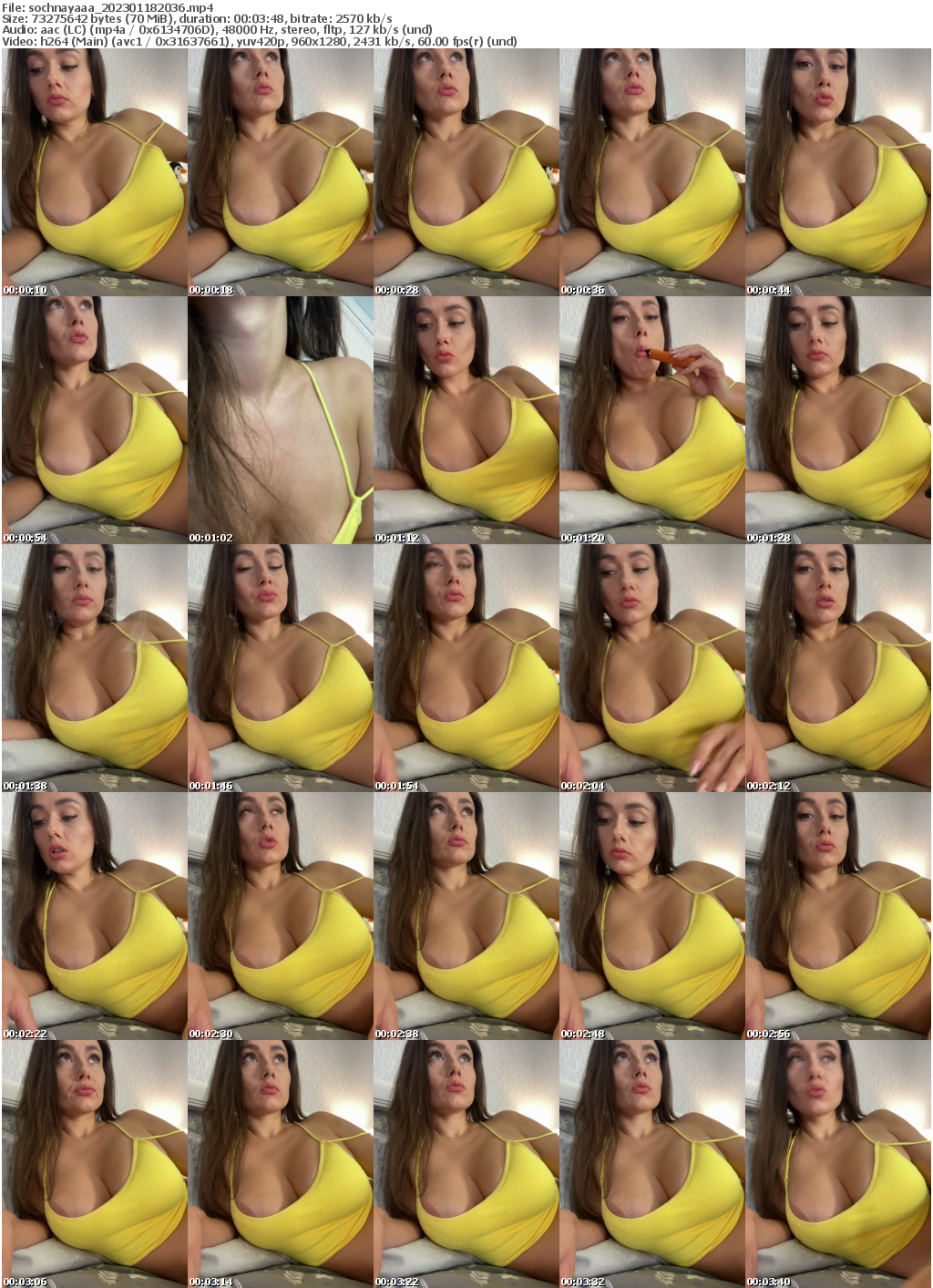 Preview thumb from sochnayaaa on 2023-01-18 @ bongacams