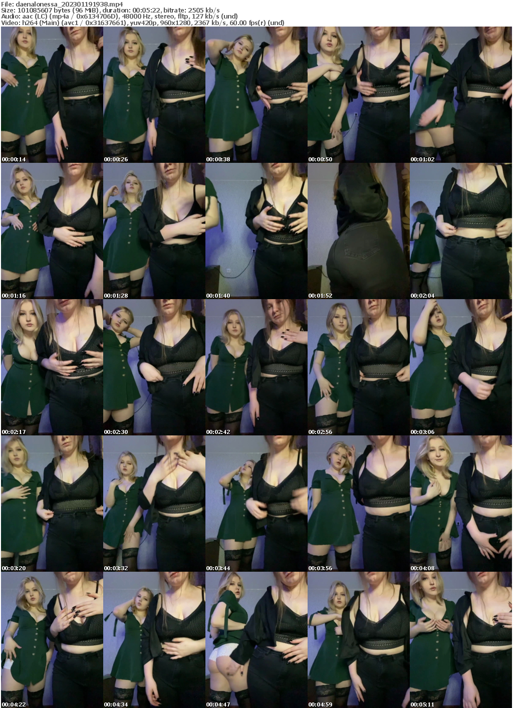 Preview thumb from daenalonessa on 2023-01-19 @ bongacams