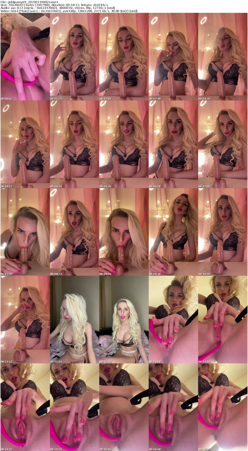 Preview thumb from goldpussy69 on 2023-01-19 @ bongacams