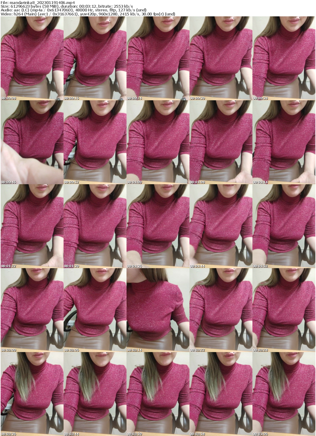 Preview thumb from mandarinka8 on 2023-01-19 @ bongacams