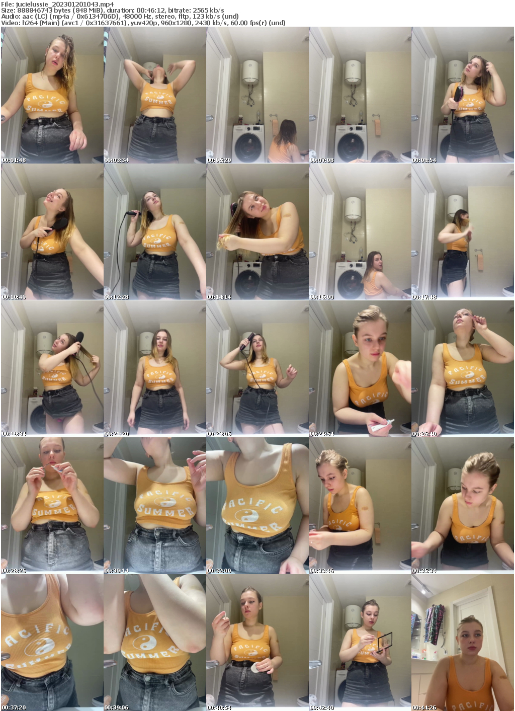 Preview thumb from jucielussie on 2023-01-20 @ bongacams