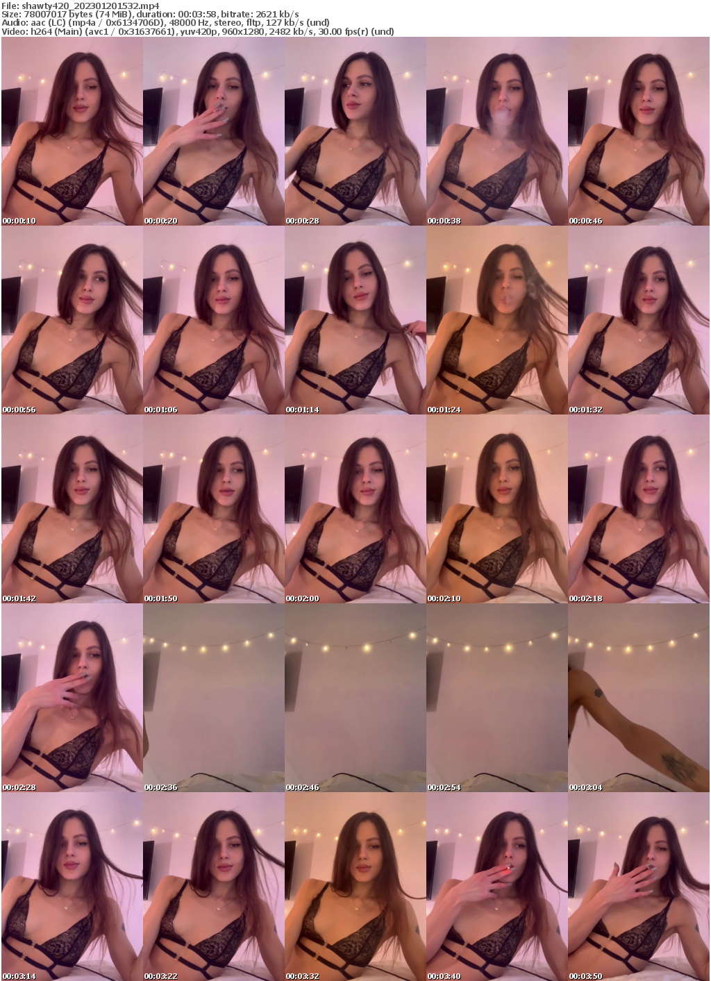 Preview thumb from shawty420 on 2023-01-20 @ bongacams