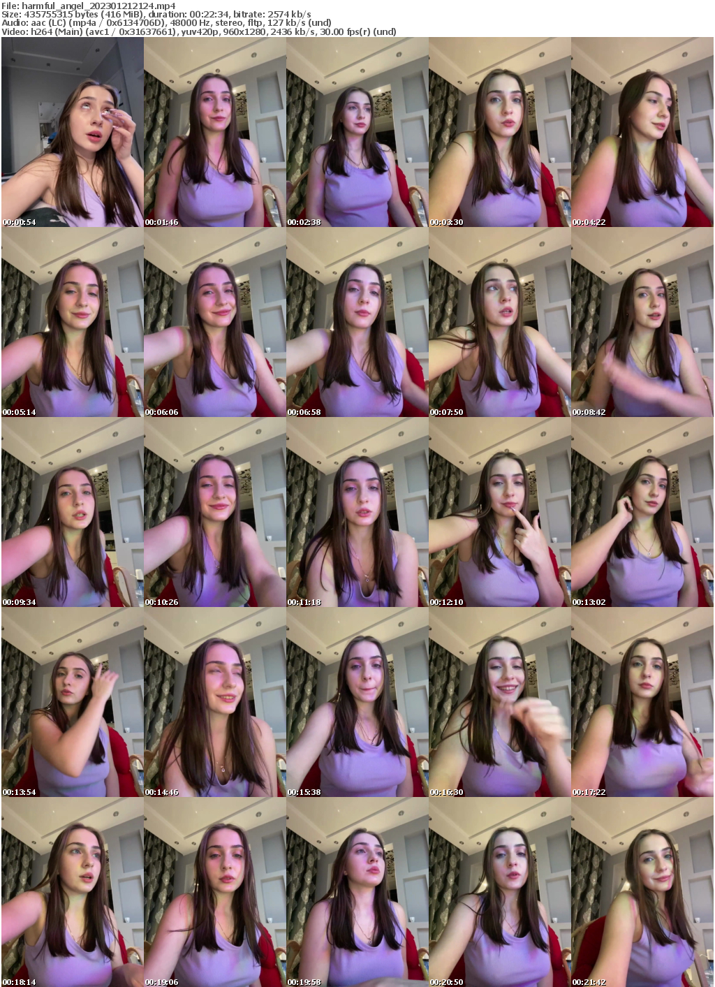 Preview thumb from harmful_angel on 2023-01-21 @ bongacams