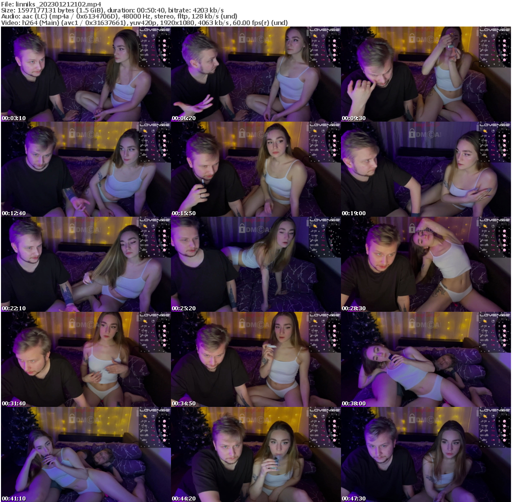 Preview thumb from linniks on 2023-01-21 @ bongacams