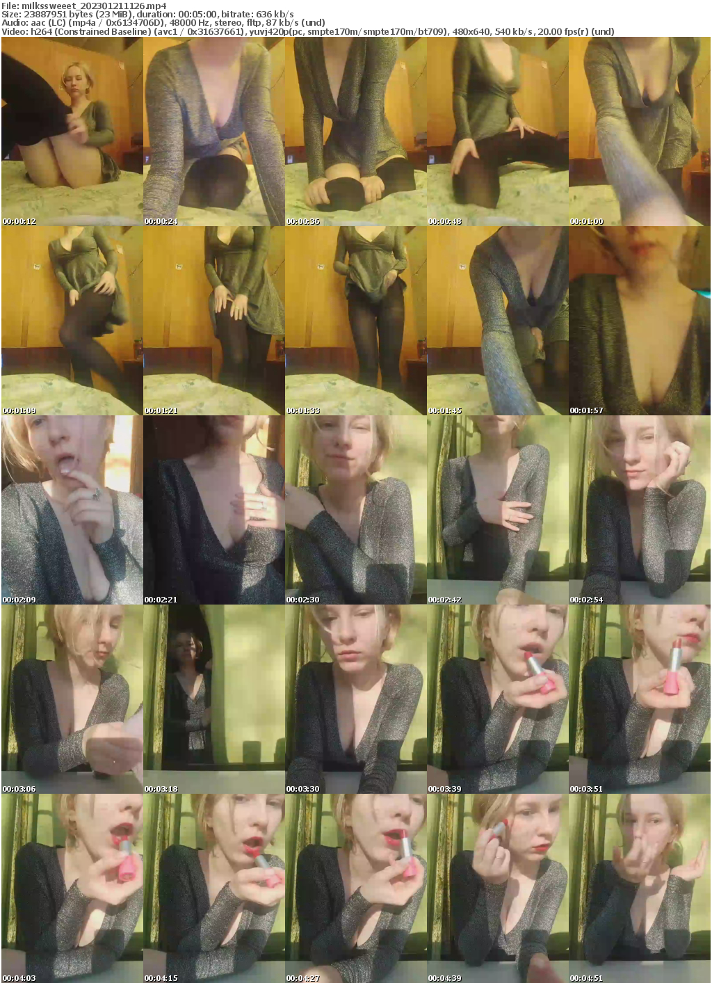 Preview thumb from milkssweeet on 2023-01-21 @ bongacams