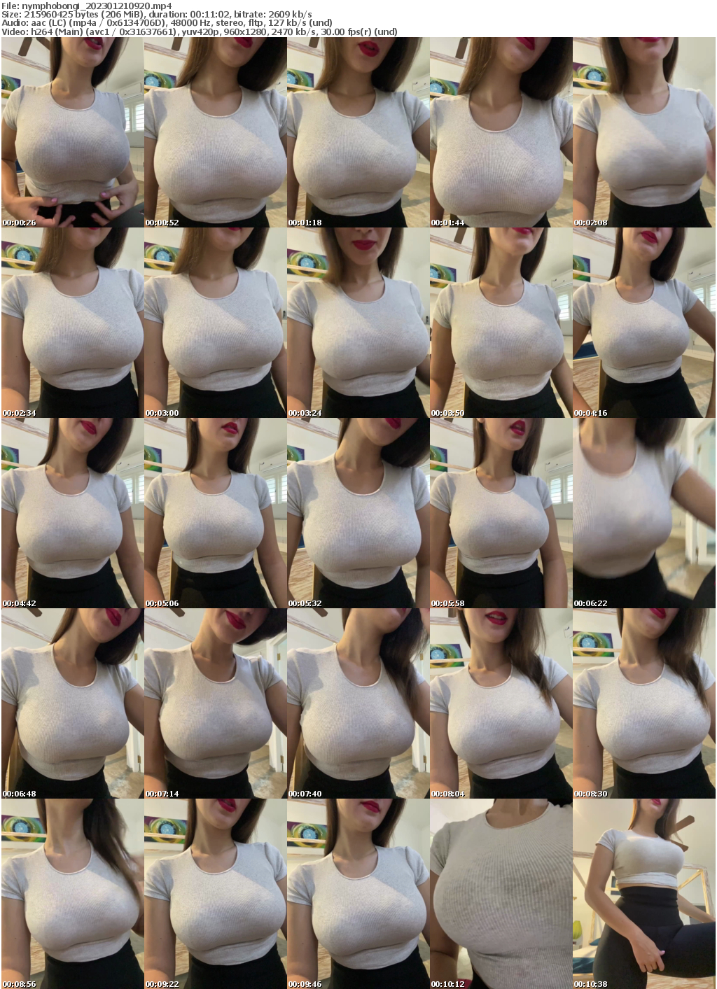 Preview thumb from nymphobongi on 2023-01-21 @ bongacams