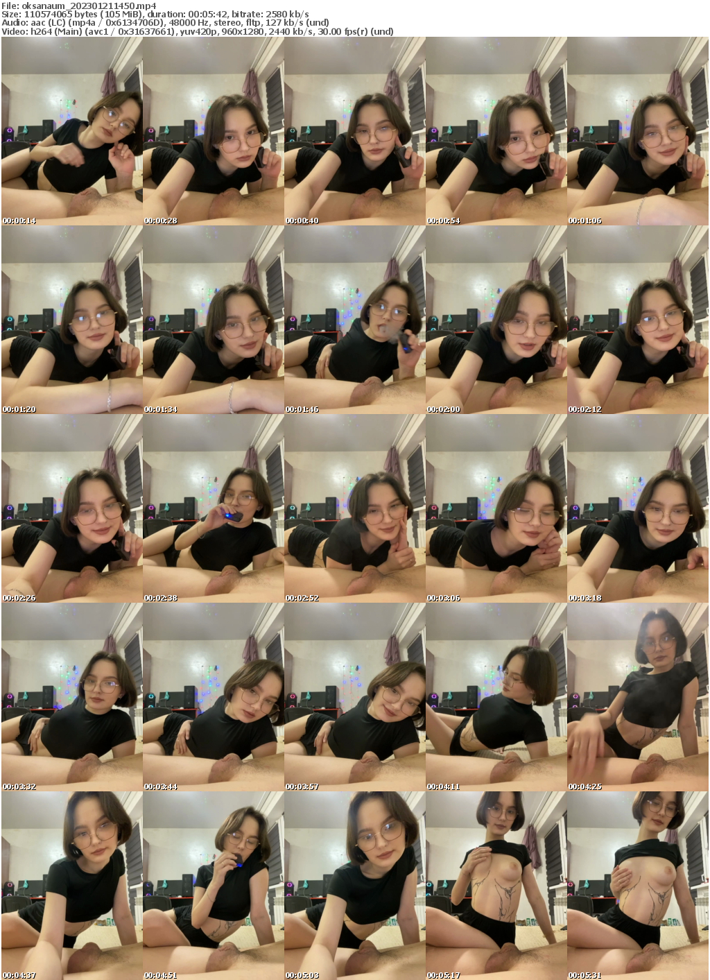 Preview thumb from oksanaum on 2023-01-21 @ bongacams