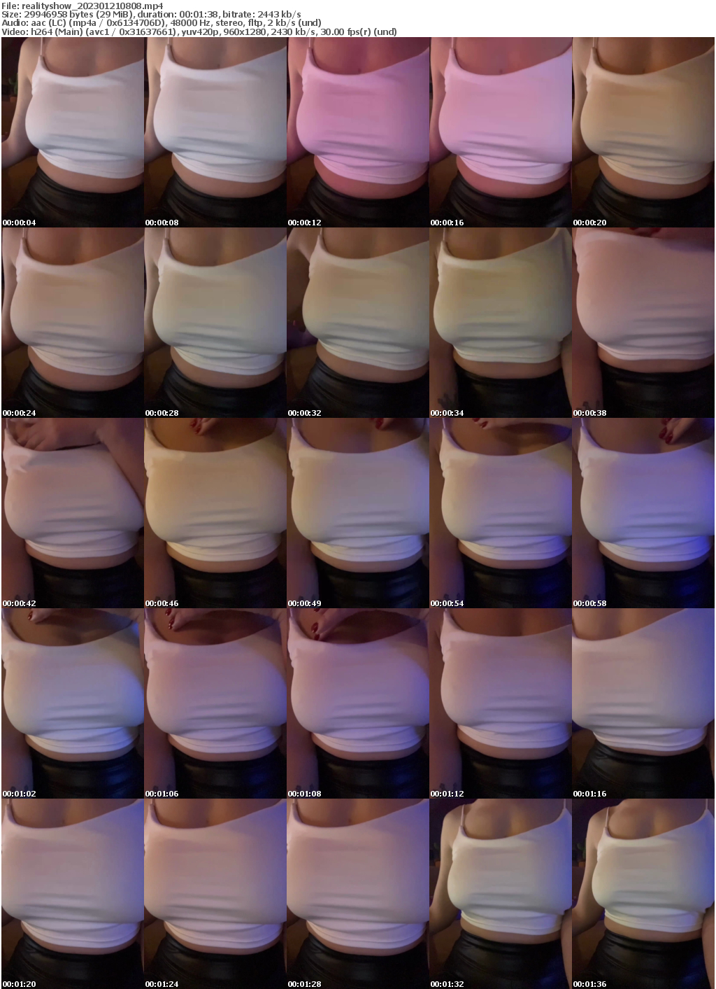 Preview thumb from realityshow on 2023-01-21 @ bongacams