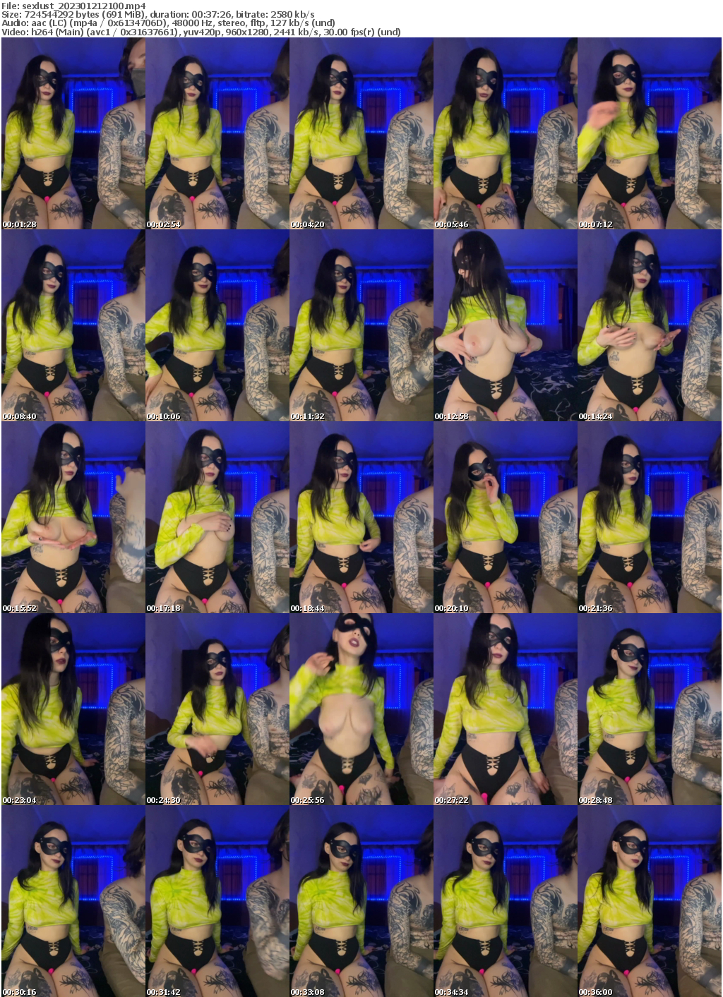 Preview thumb from sexlust on 2023-01-21 @ bongacams