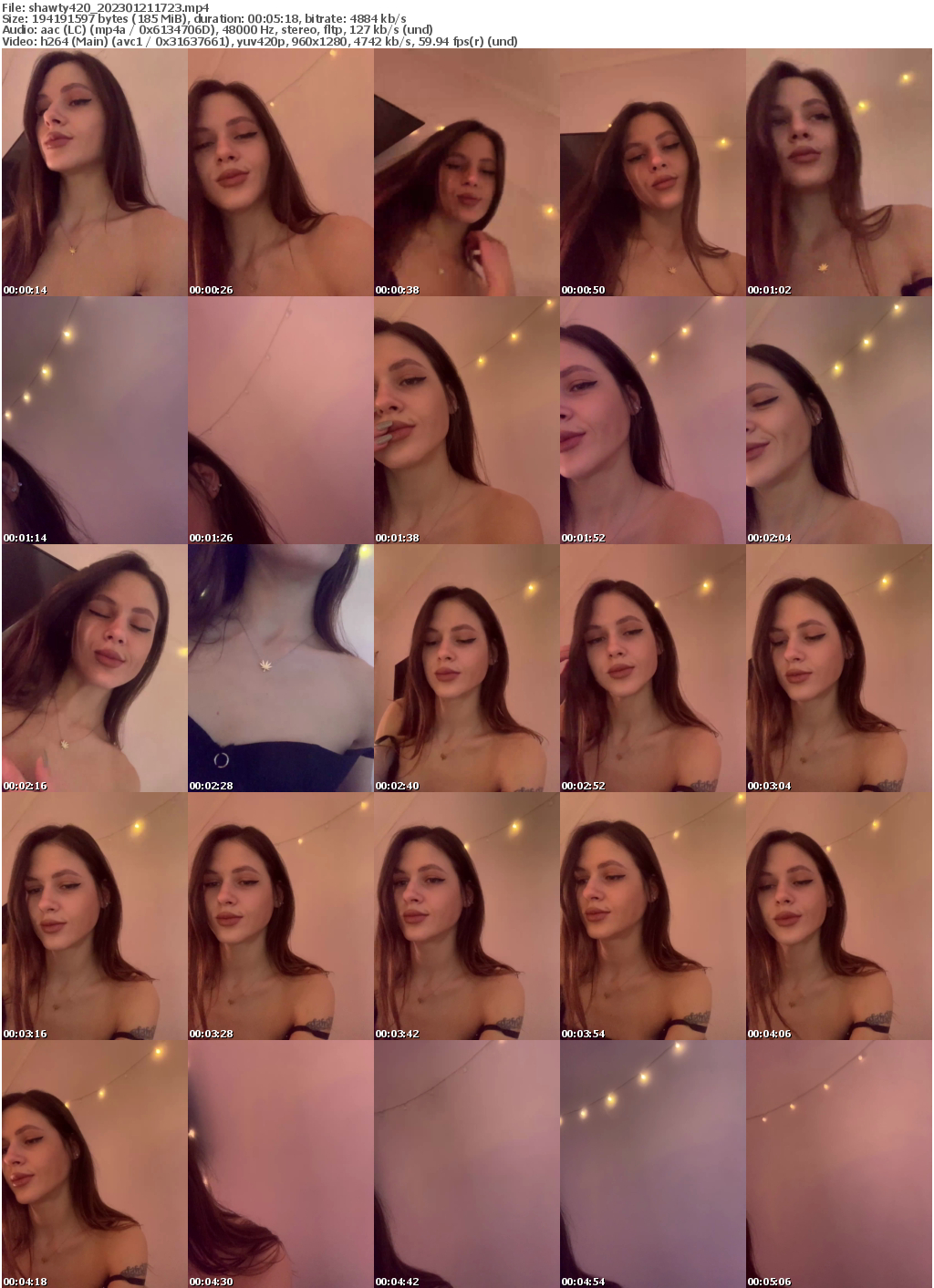 Preview thumb from shawty420 on 2023-01-21 @ bongacams