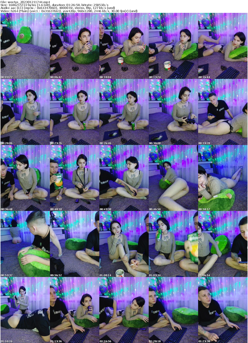 Preview thumb from weetys on 2023-01-21 @ bongacams