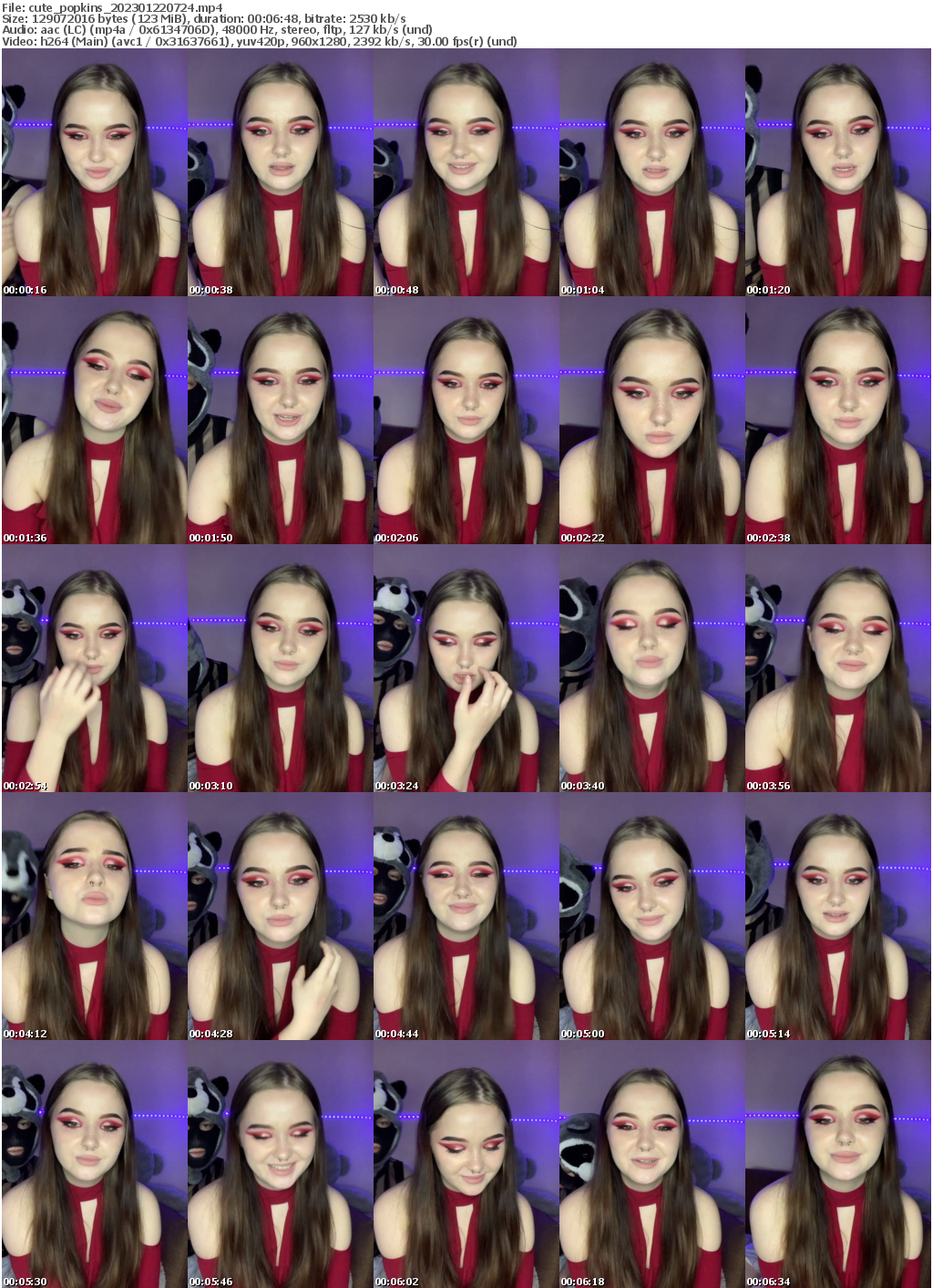 Preview thumb from cute_popkins on 2023-01-22 @ bongacams