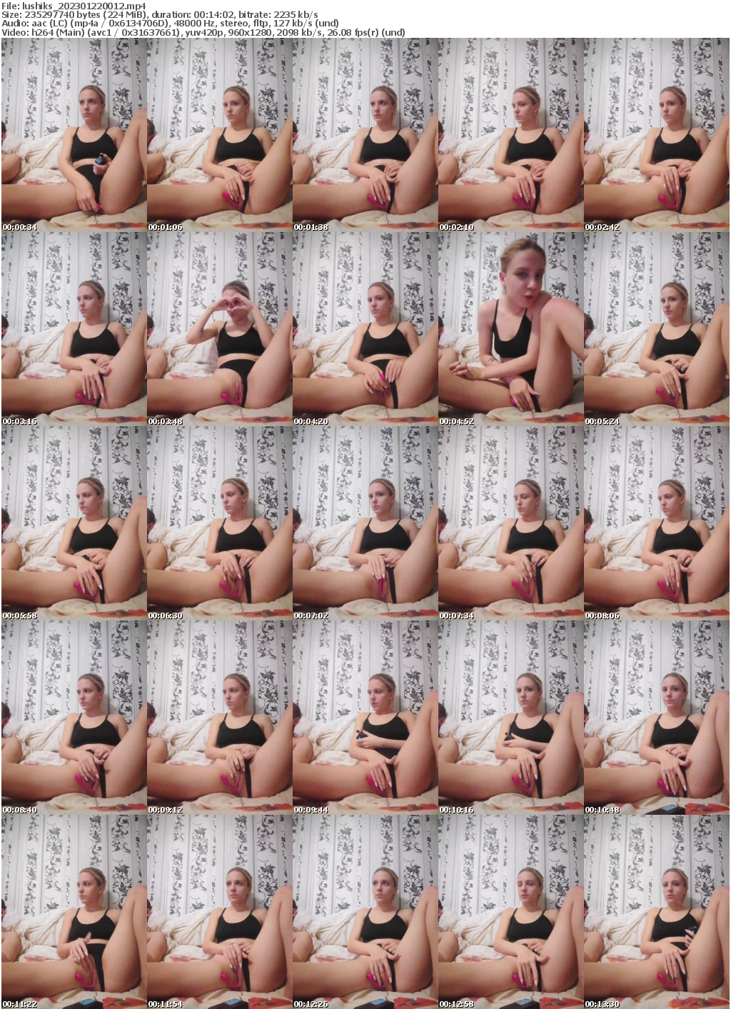 Preview thumb from lushiks on 2023-01-22 @ bongacams