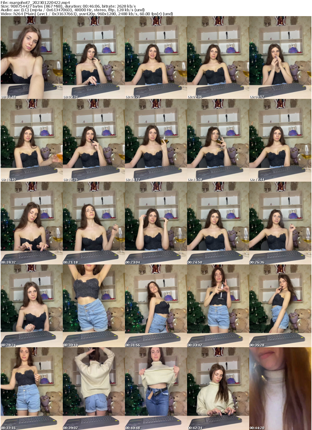 Preview thumb from margohot7 on 2023-01-22 @ bongacams