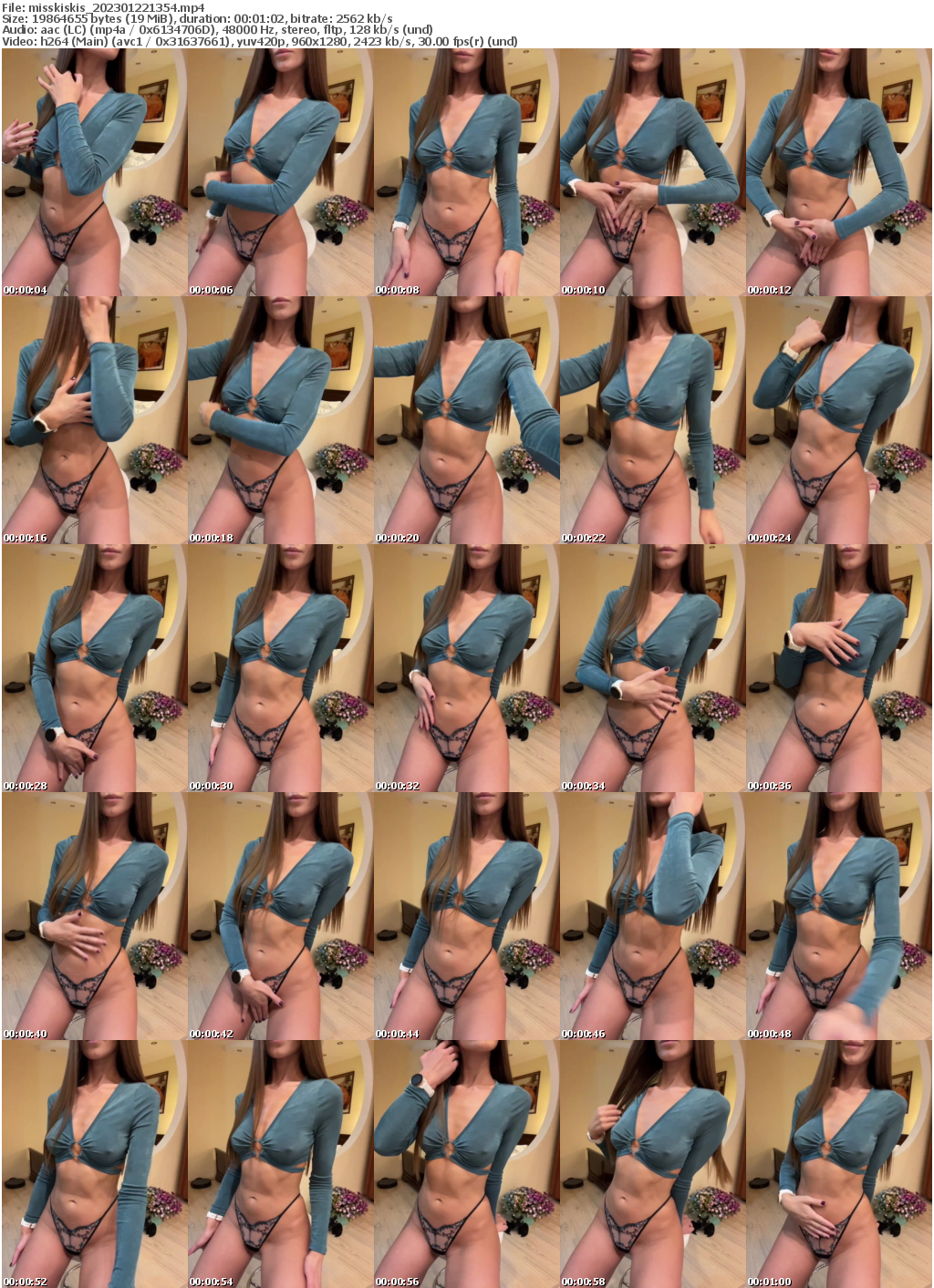 Preview thumb from misskiskis on 2023-01-22 @ bongacams