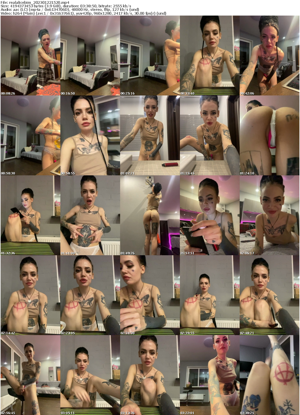 Preview thumb from realalicebim on 2023-01-22 @ bongacams