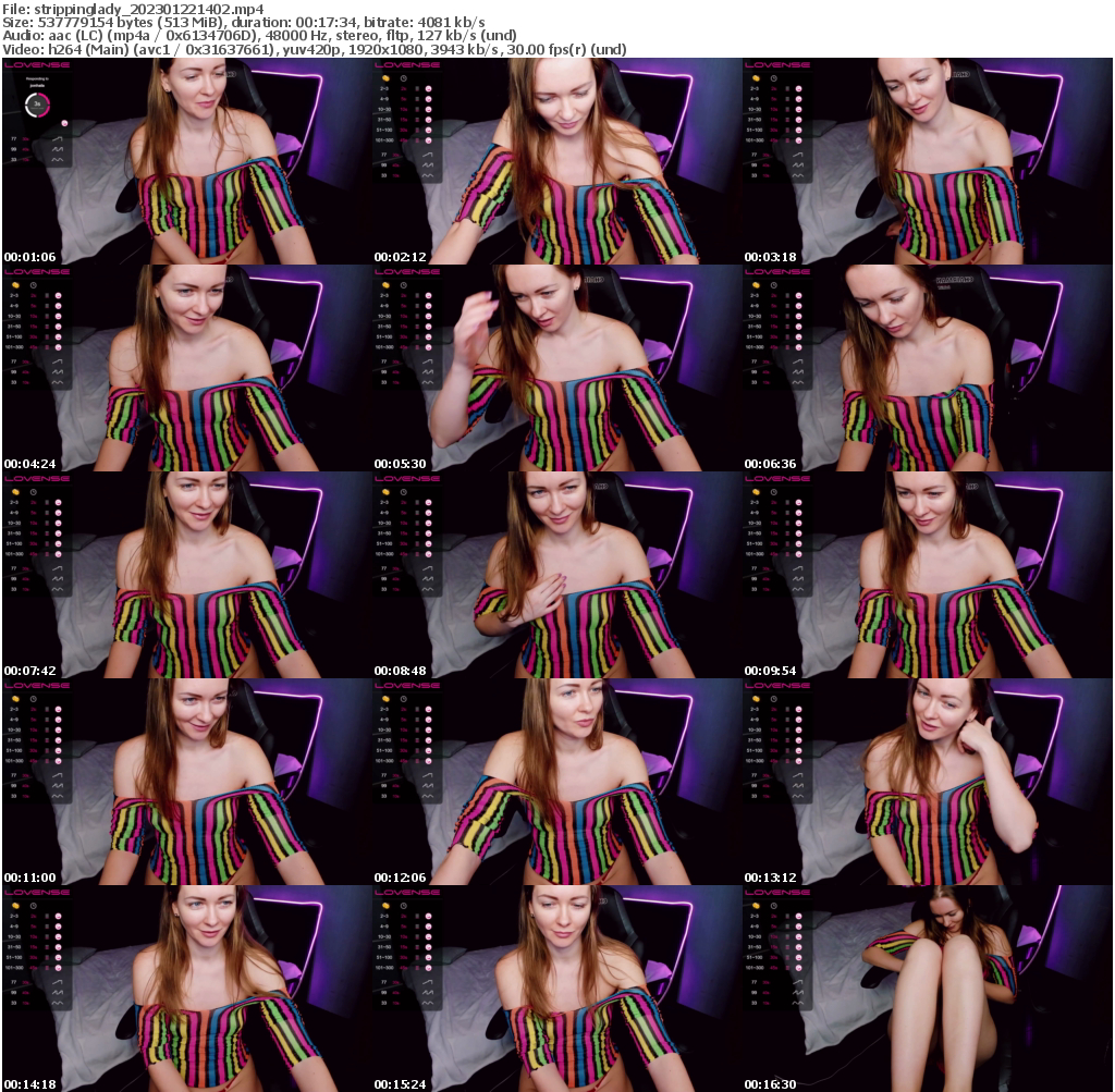 Preview thumb from strippinglady on 2023-01-22 @ bongacams