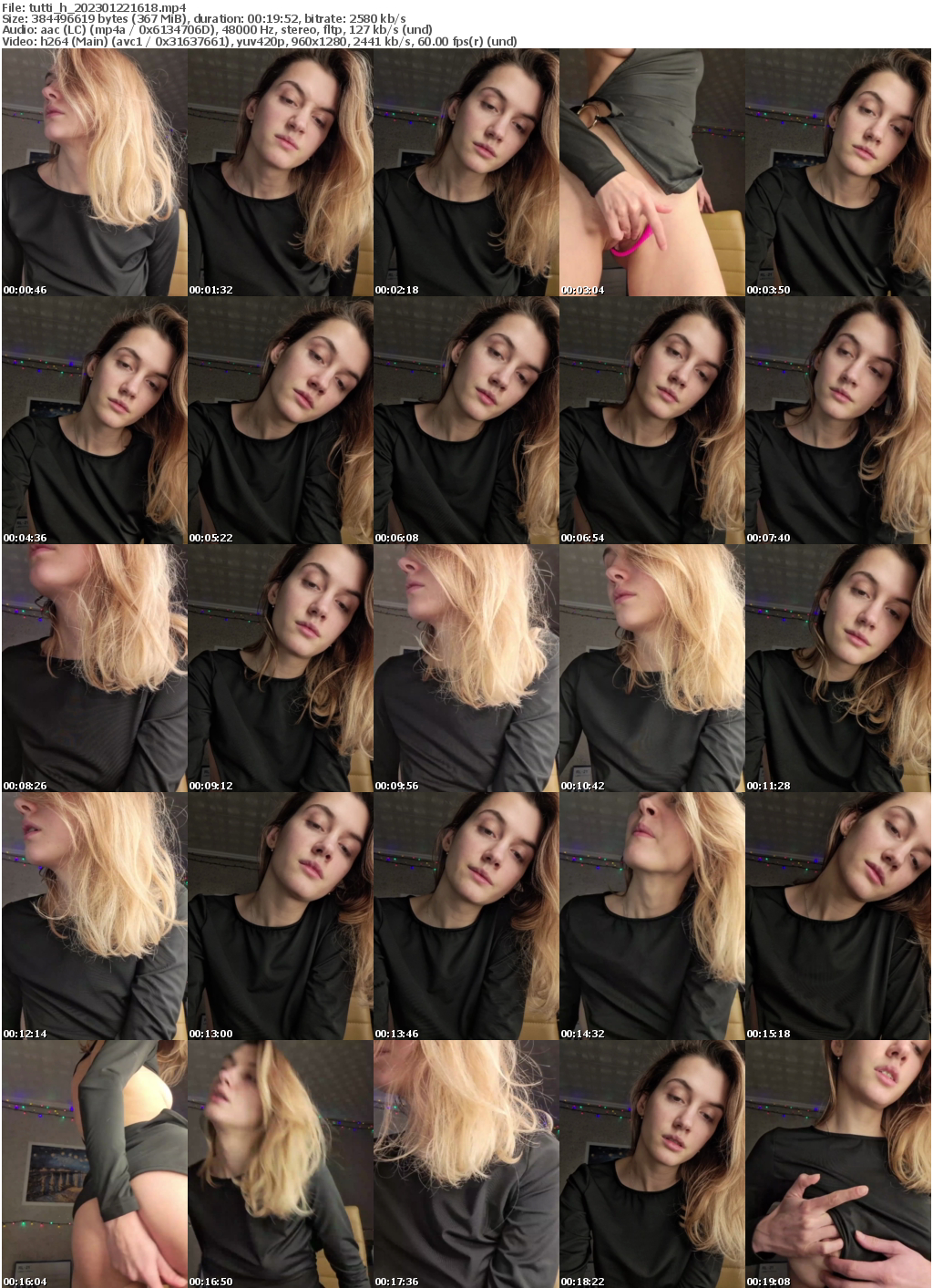 Preview thumb from tutti_h on 2023-01-22 @ bongacams