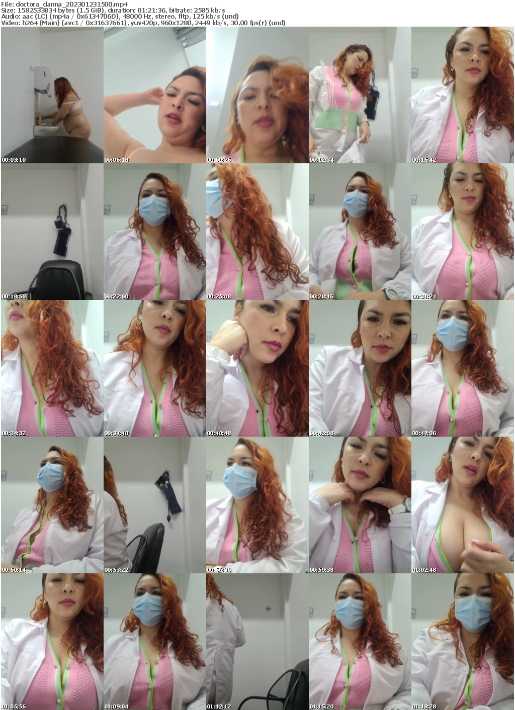 Preview thumb from doctora_danna on 2023-01-23 @ bongacams