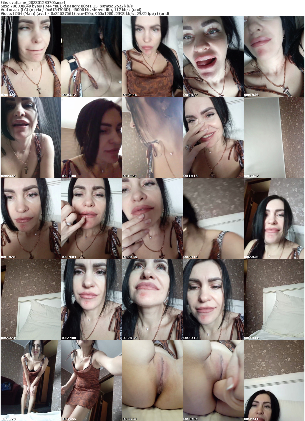 Preview thumb from evaflame on 2023-01-23 @ bongacams