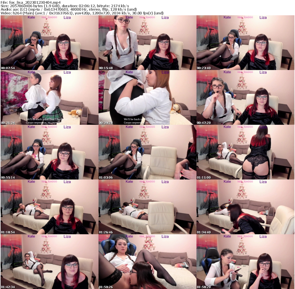 Preview thumb from fox_lisa on 2023-01-23 @ bongacams