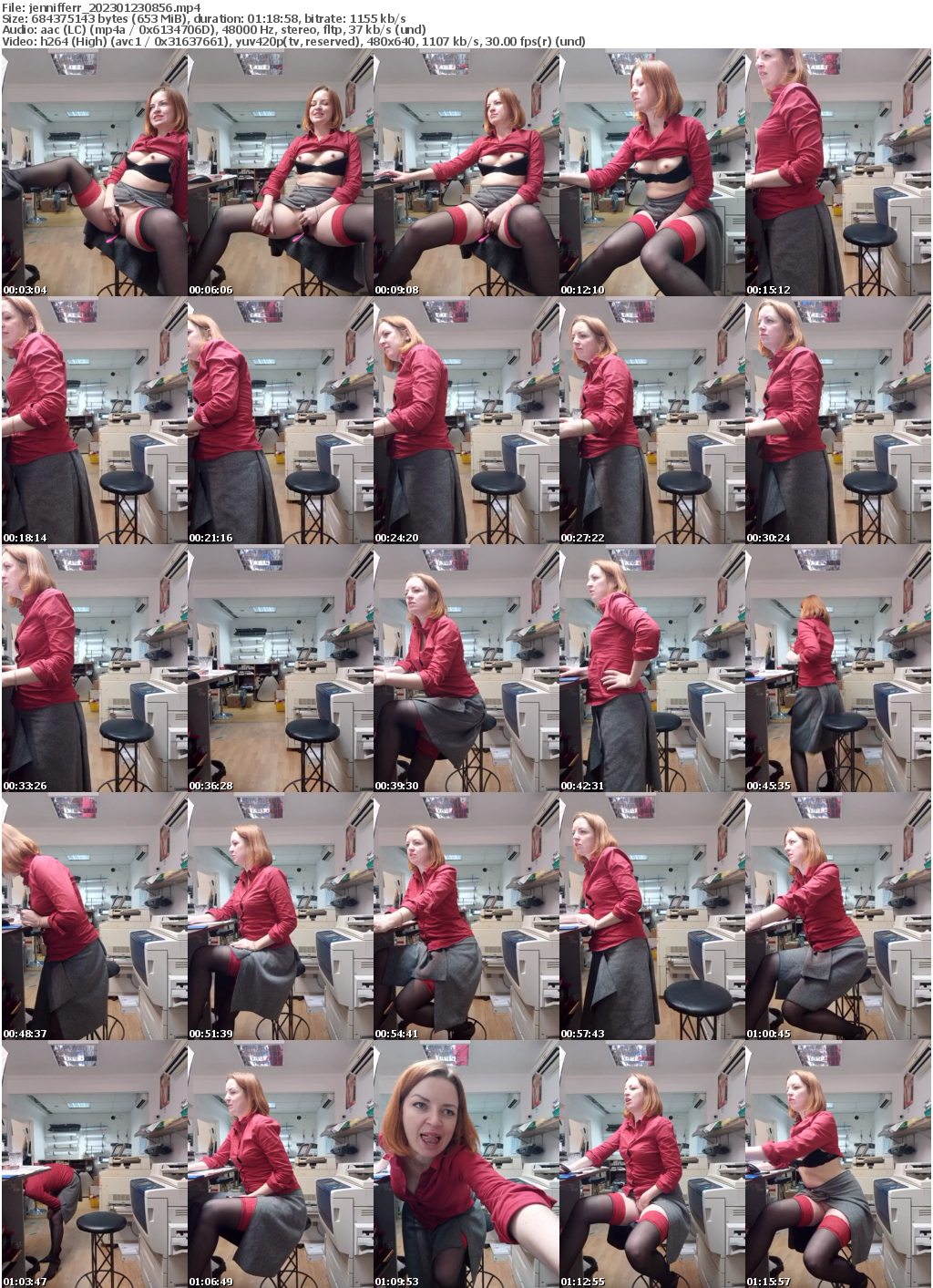 Preview thumb from jennifferr on 2023-01-23 @ bongacams