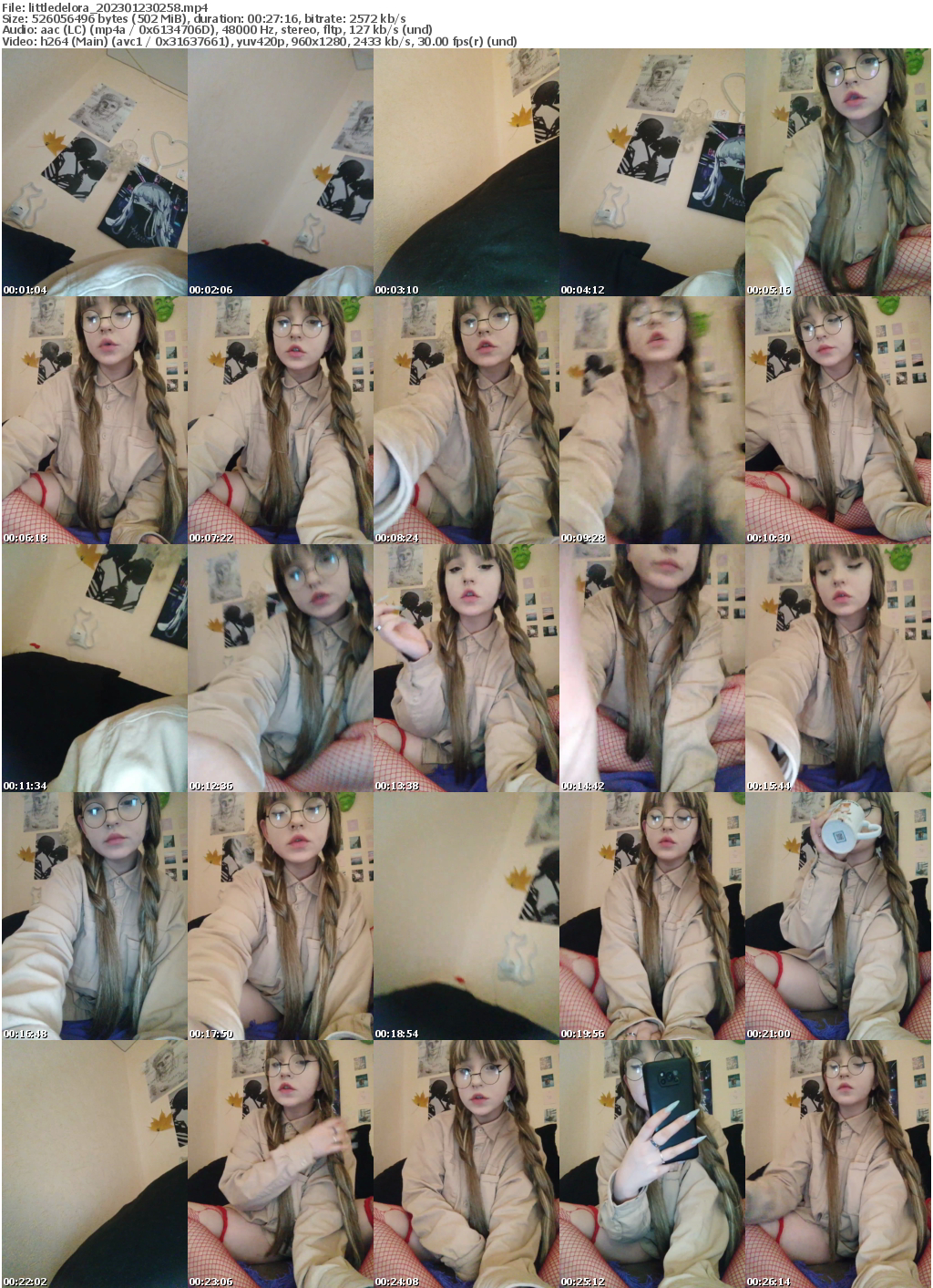 Preview thumb from littledelora on 2023-01-23 @ bongacams