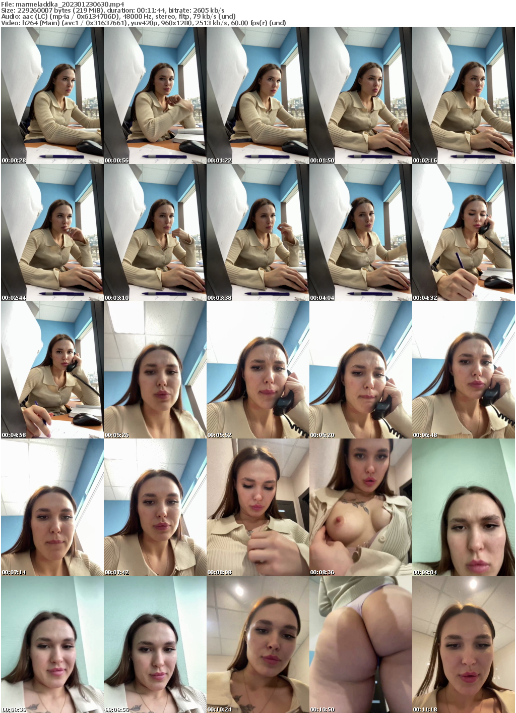 Preview thumb from marmeladdka on 2023-01-23 @ bongacams