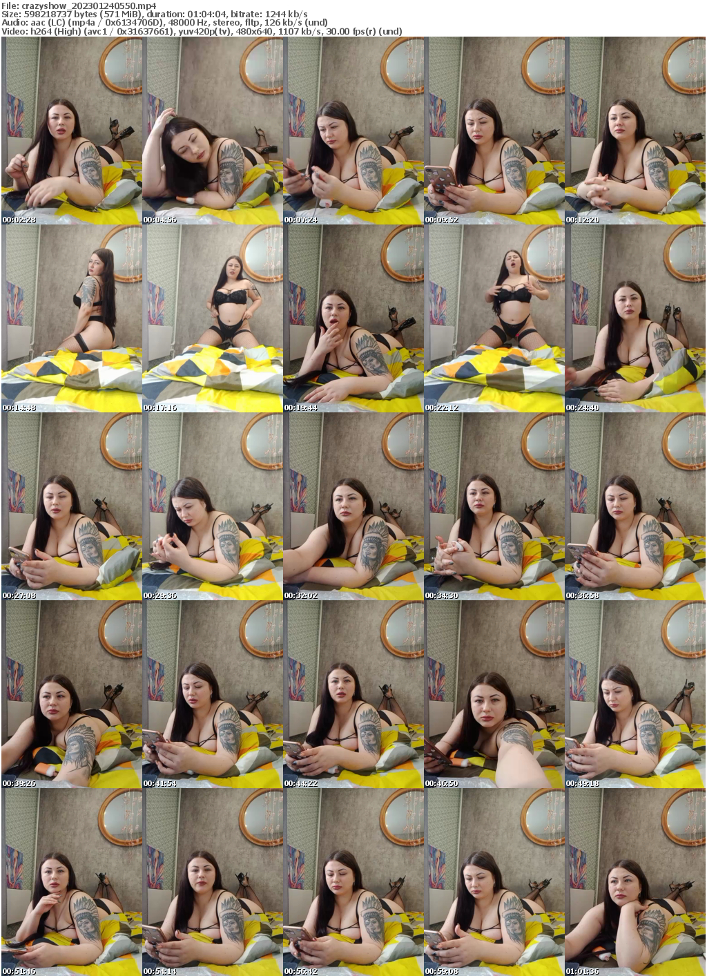 Preview thumb from crazyshow on 2023-01-24 @ bongacams