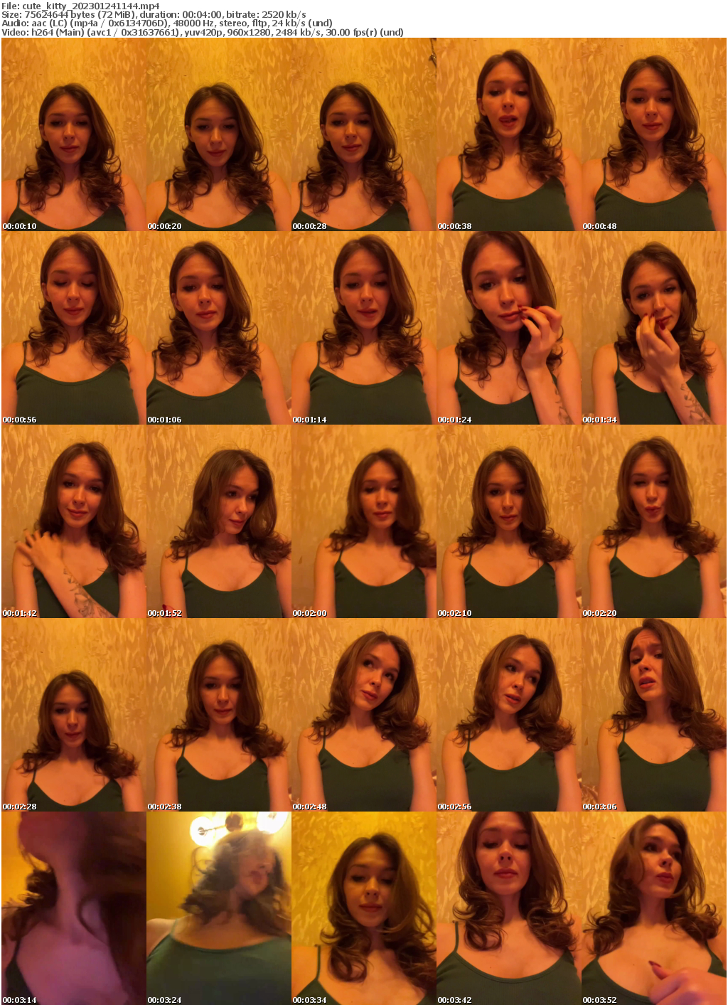 Preview thumb from cute_kitty on 2023-01-24 @ bongacams