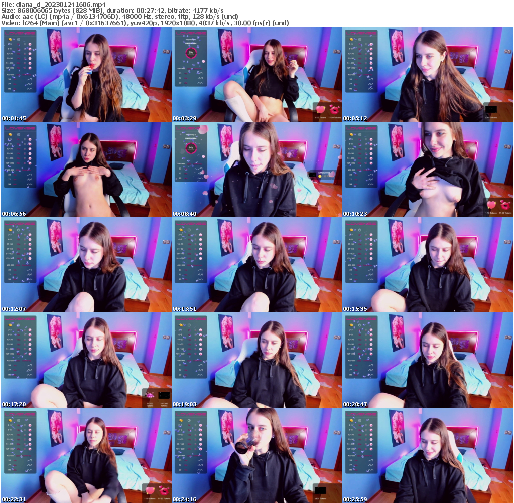 Preview thumb from diana_d on 2023-01-24 @ bongacams