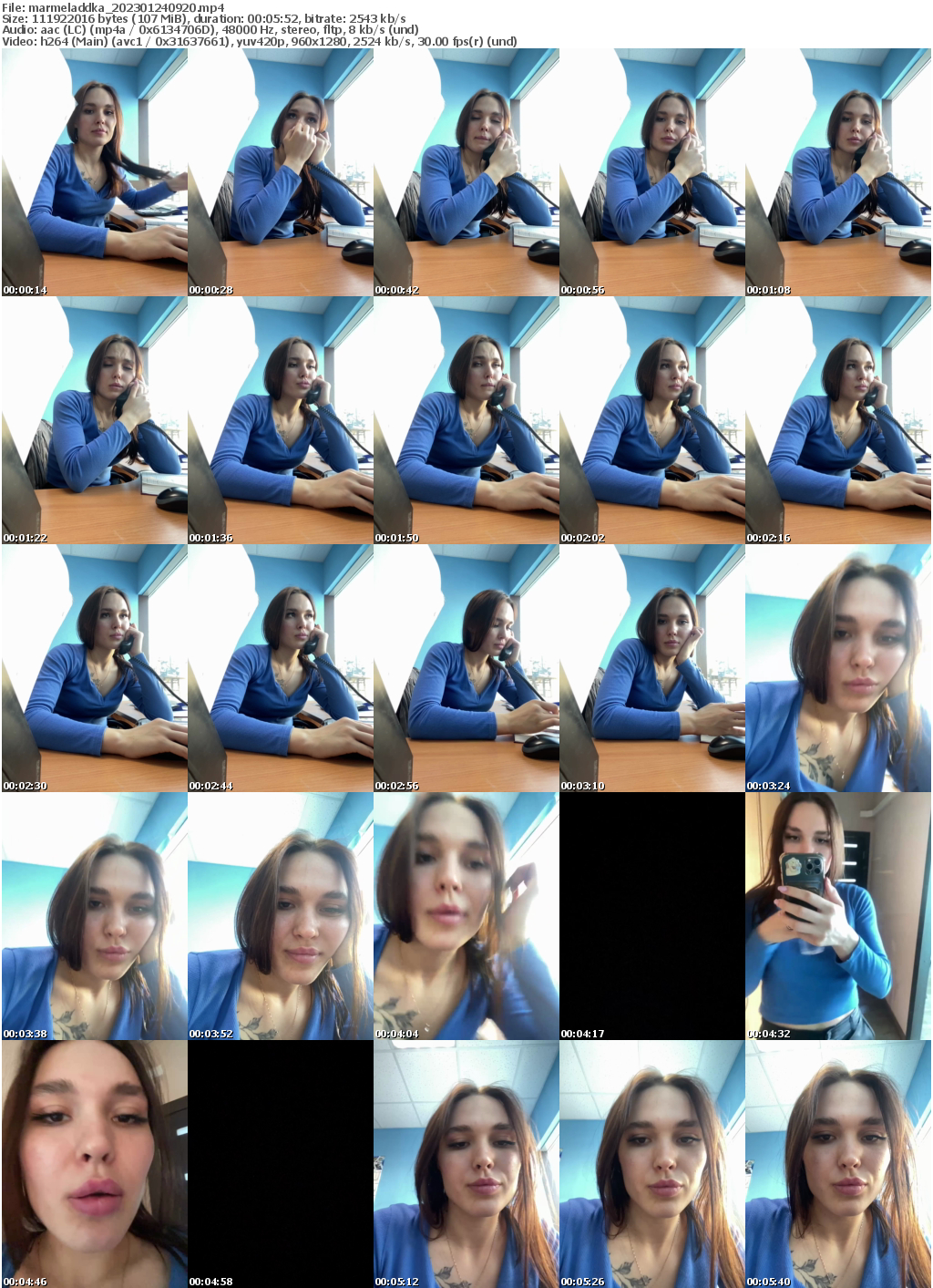 Preview thumb from marmeladdka on 2023-01-24 @ bongacams