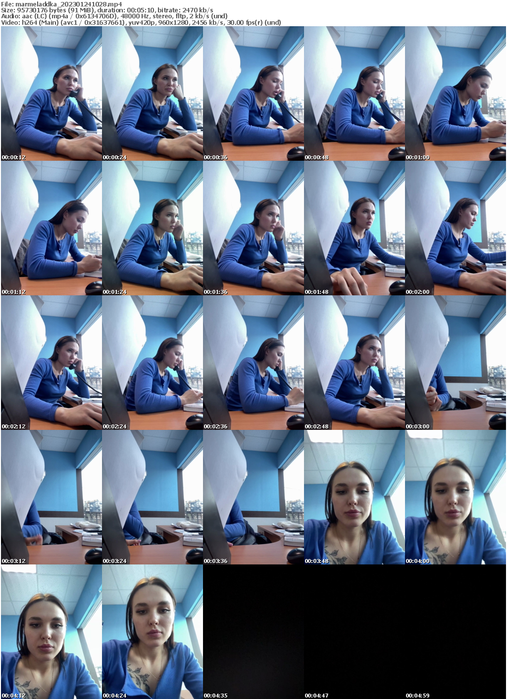 Preview thumb from marmeladdka on 2023-01-24 @ bongacams