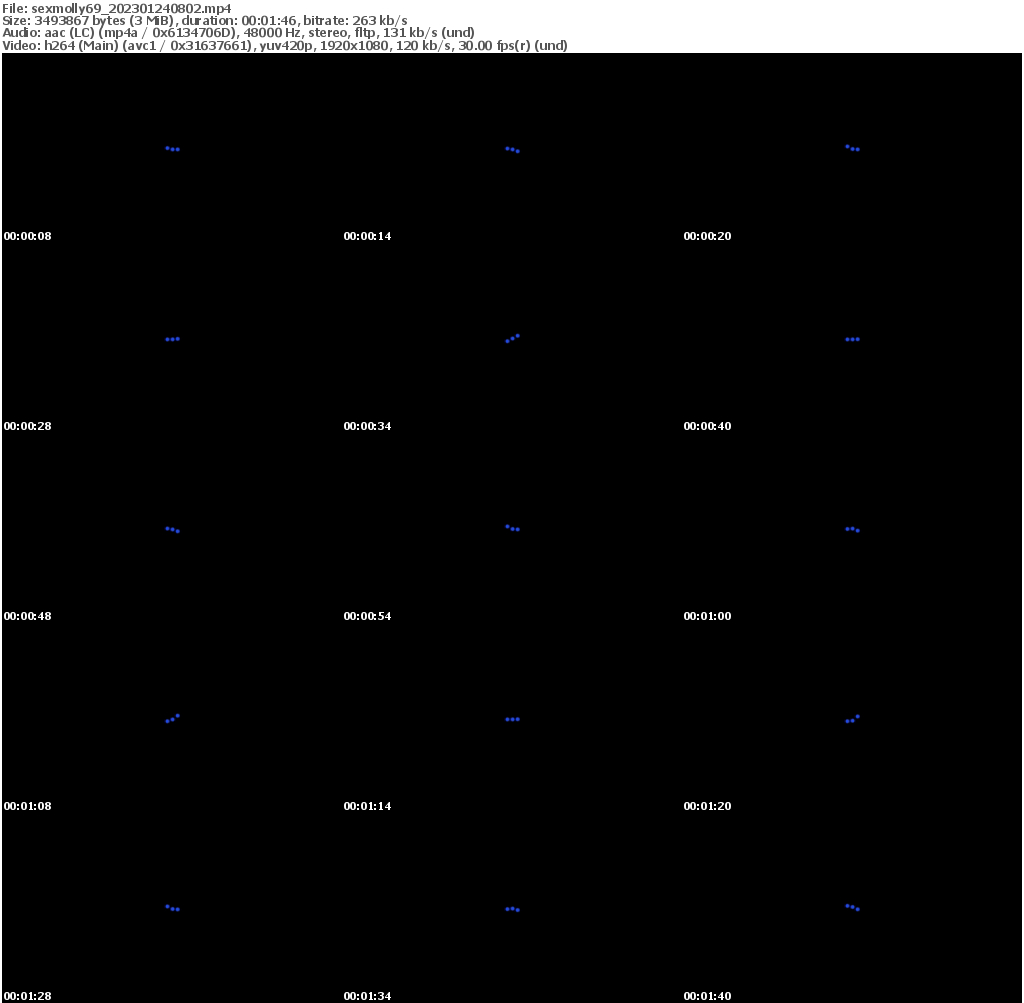 Preview thumb from sexmolly69 on 2023-01-24 @ bongacams