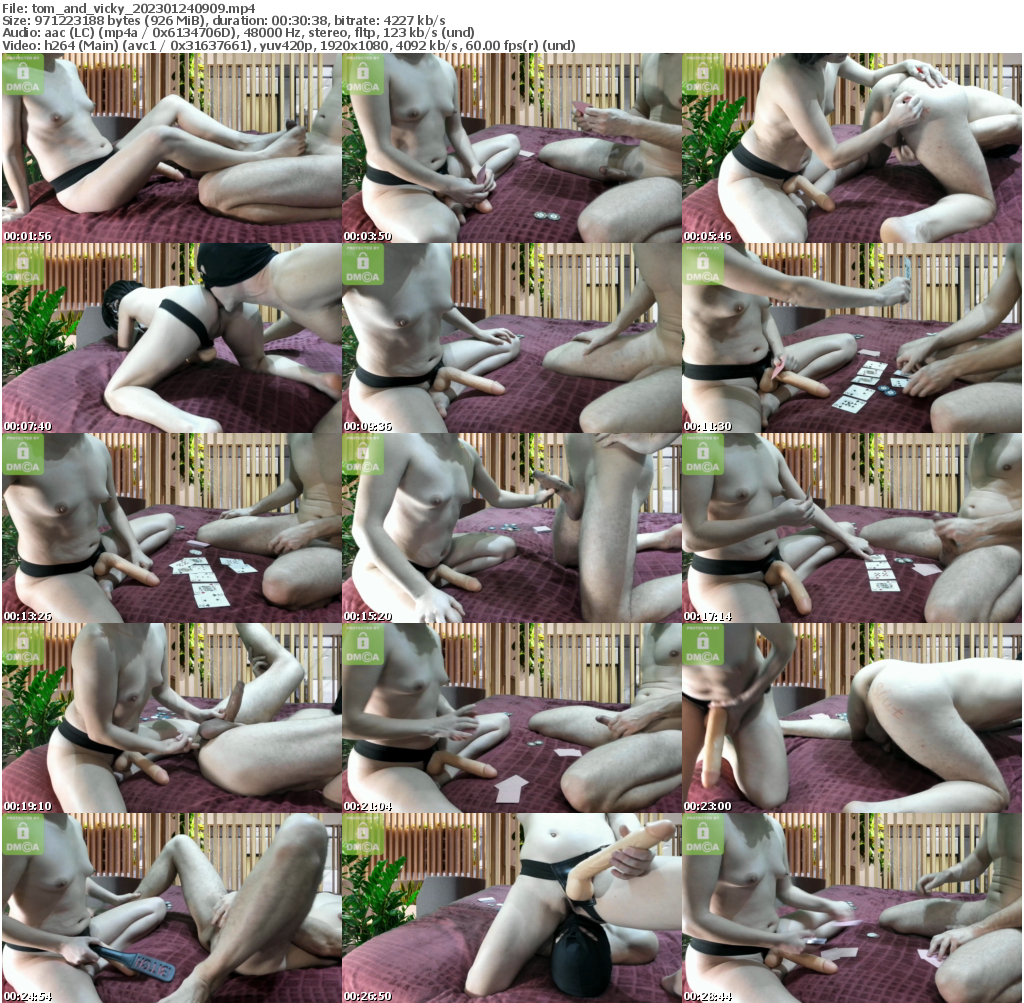 Preview thumb from tom_and_vicky on 2023-01-24 @ bongacams