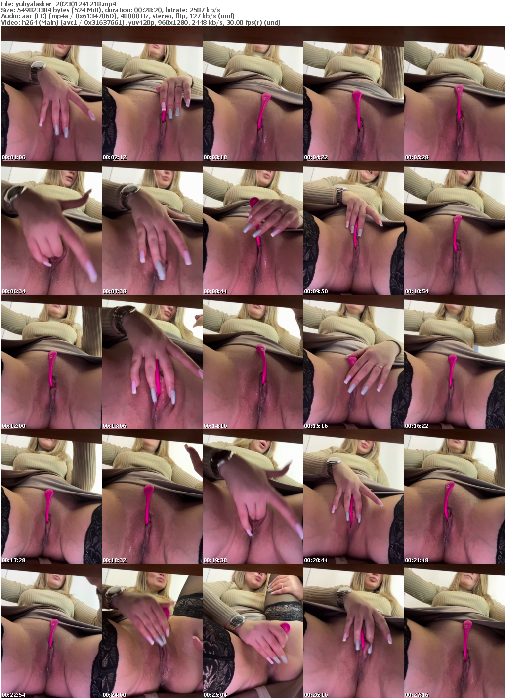 Preview thumb from yuliyalasker on 2023-01-24 @ bongacams