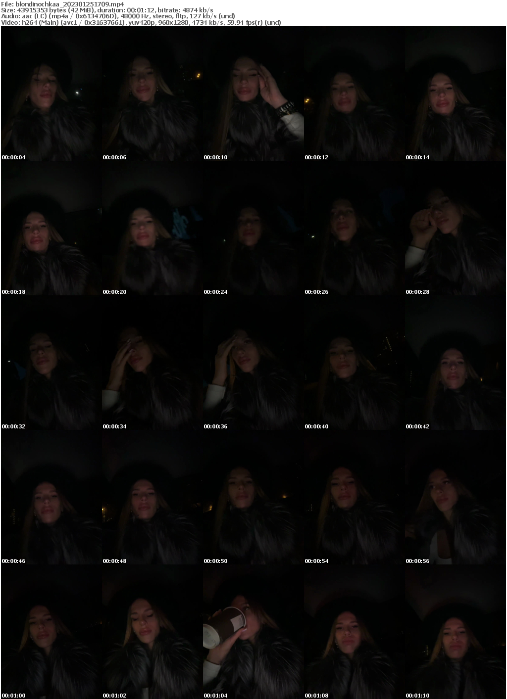 Preview thumb from blondinochkaa on 2023-01-25 @ bongacams