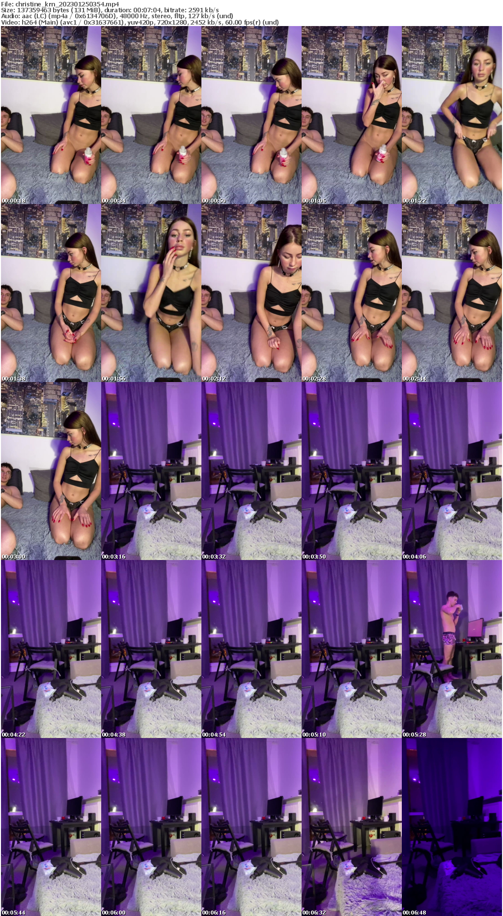 Preview thumb from christine_krn on 2023-01-25 @ bongacams