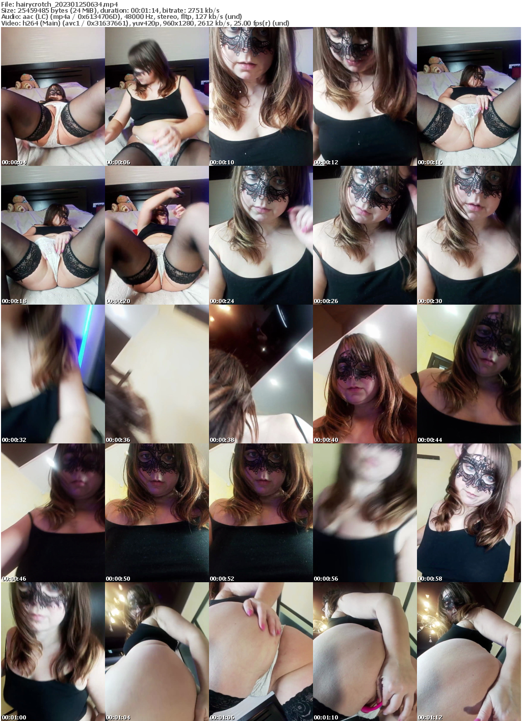 Preview thumb from hairycrotch on 2023-01-25 @ bongacams