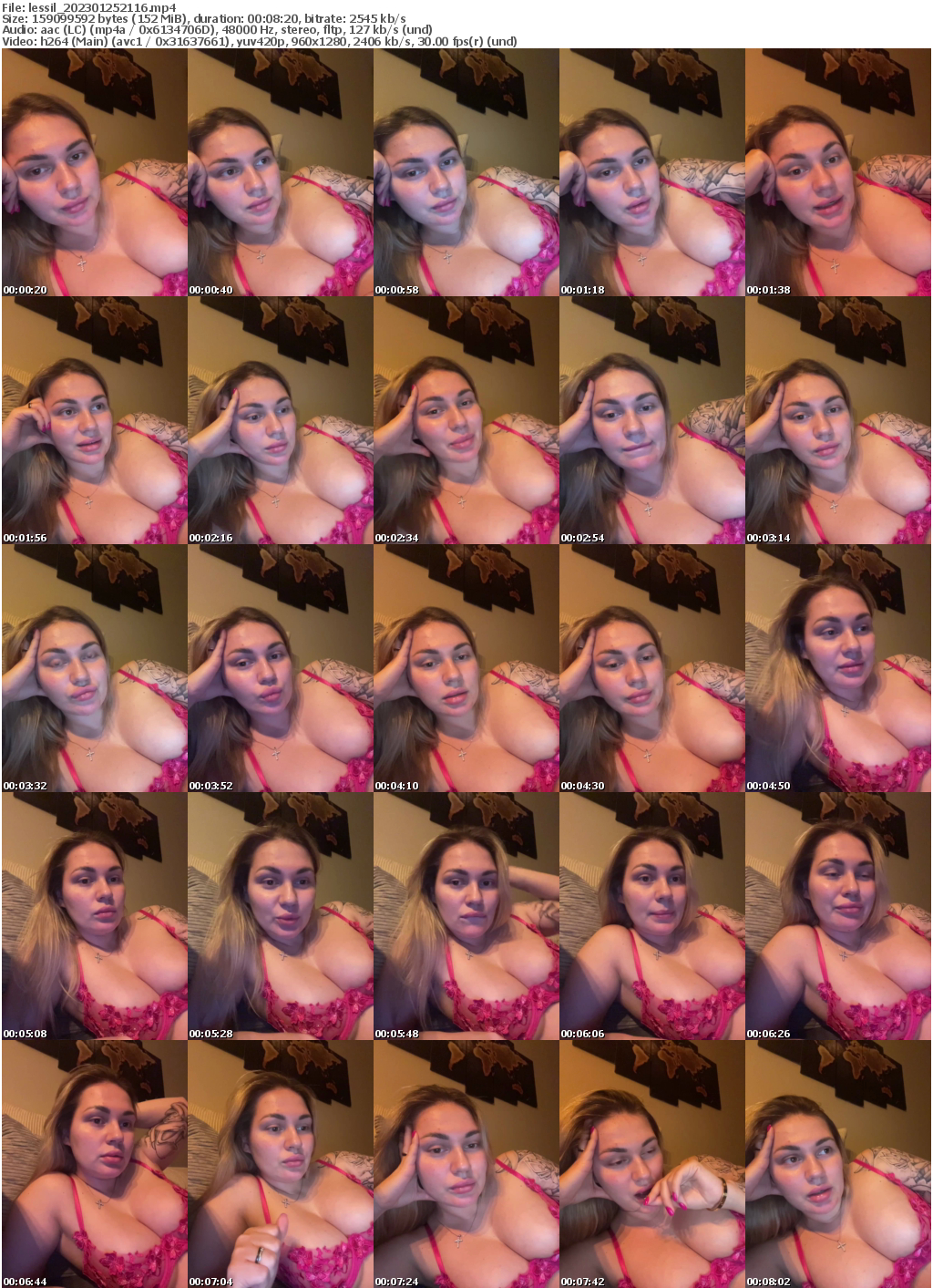 Preview thumb from lessil on 2023-01-25 @ bongacams