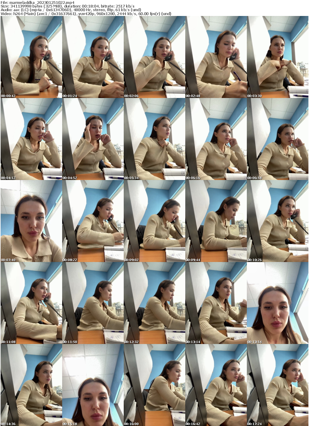 Preview thumb from marmeladdka on 2023-01-25 @ bongacams