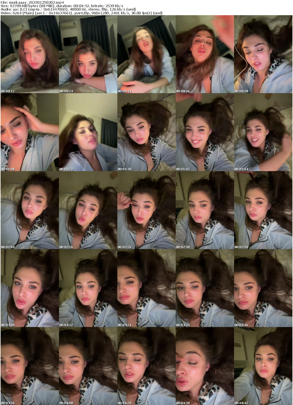 Preview thumb from murkaaay on 2023-01-25 @ bongacams