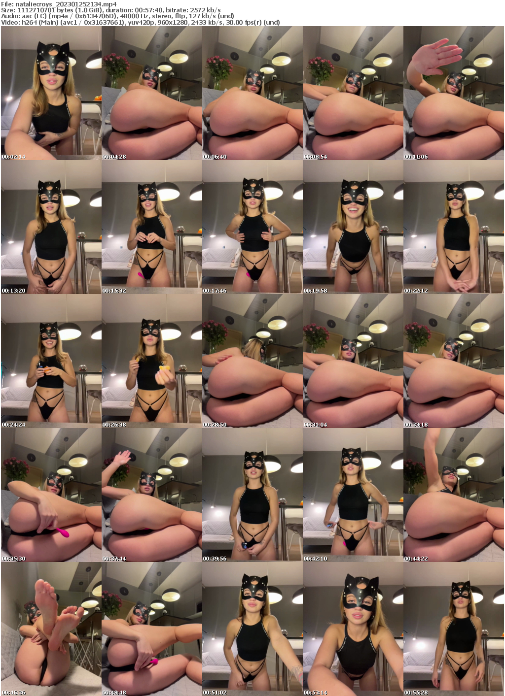 Preview thumb from nataliecroys on 2023-01-25 @ bongacams