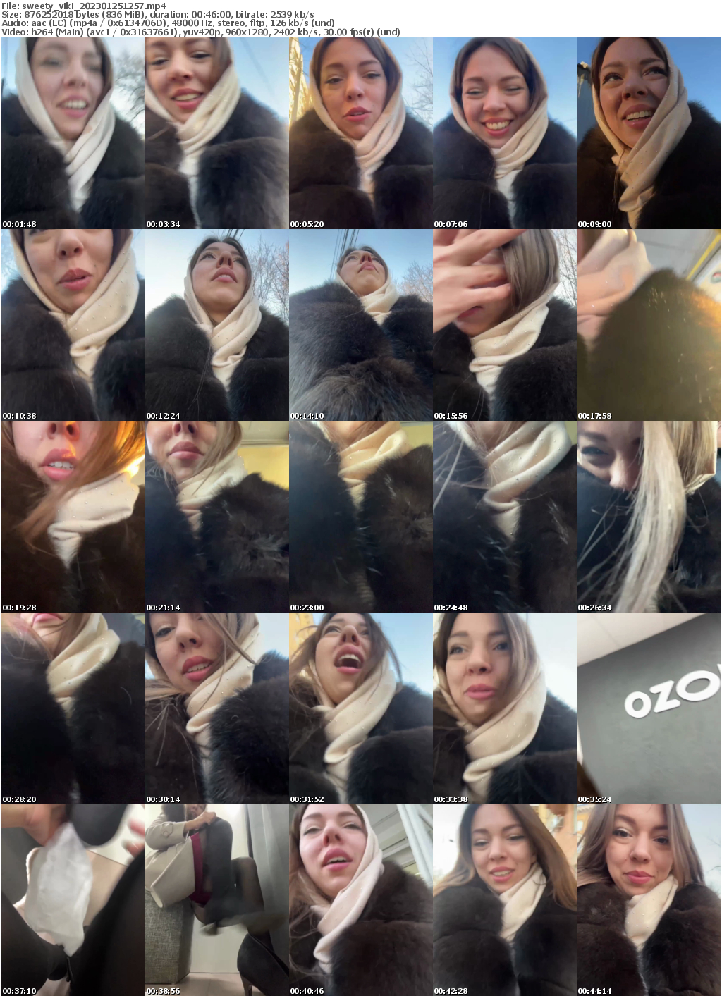 Preview thumb from sweety_viki on 2023-01-25 @ bongacams