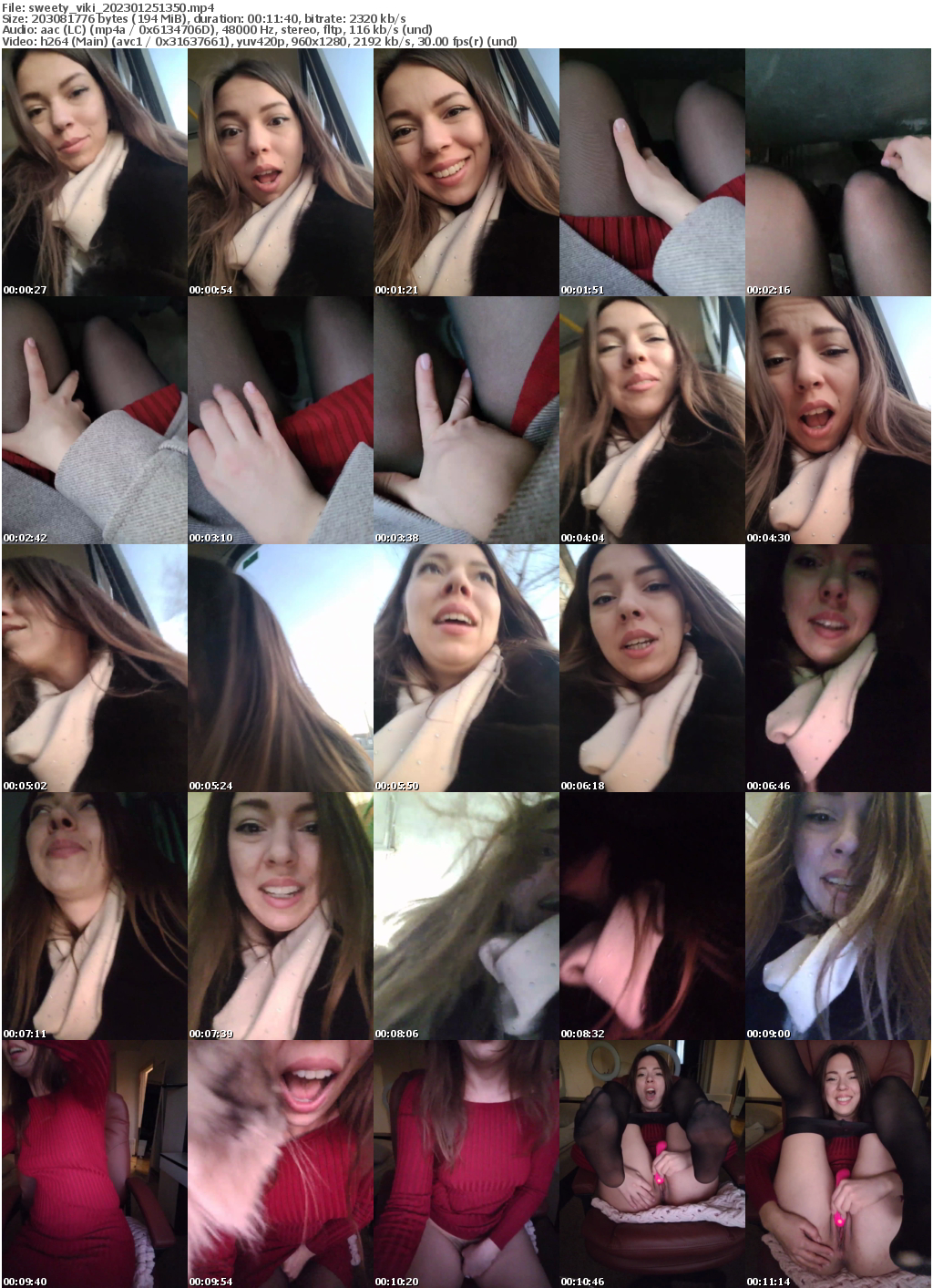 Preview thumb from sweety_viki on 2023-01-25 @ bongacams