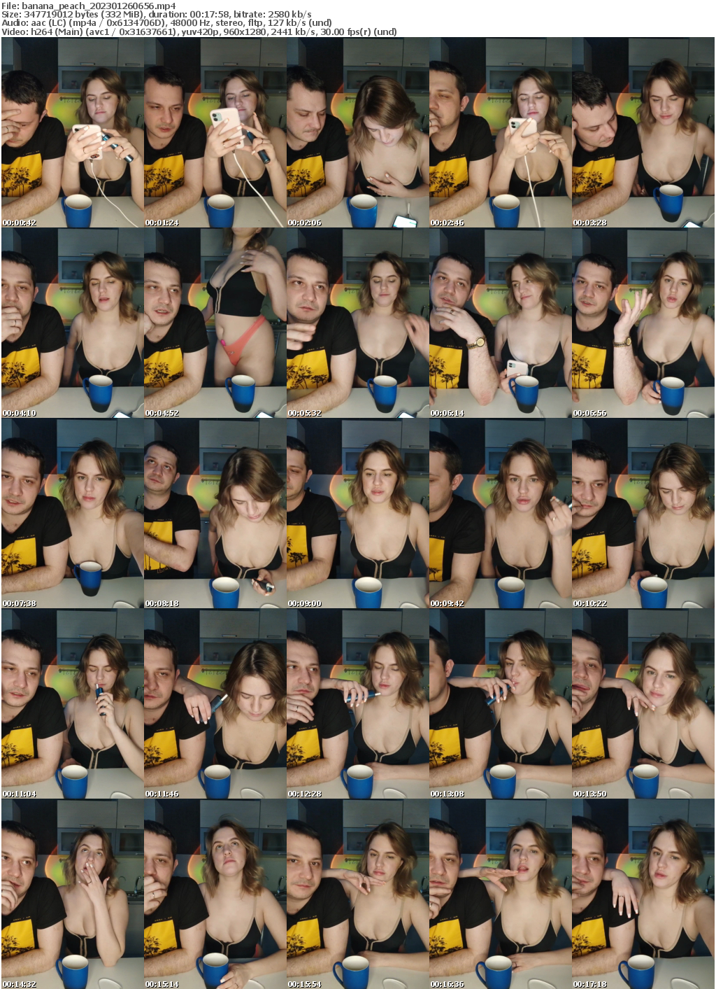 Preview thumb from banana_peach on 2023-01-26 @ bongacams